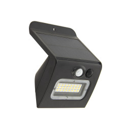 Applique LED solaire avec détecteur de mouvement noire 250 lm XANLITE