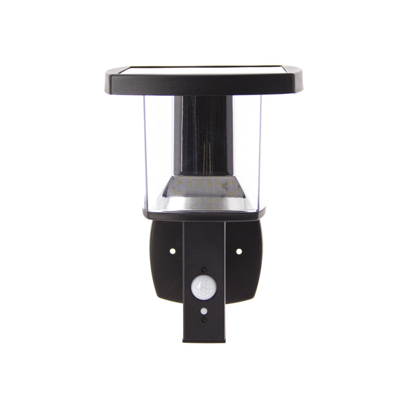 Applique LED solaire avec détecteur de mouvement noire 600 lm XANLITE