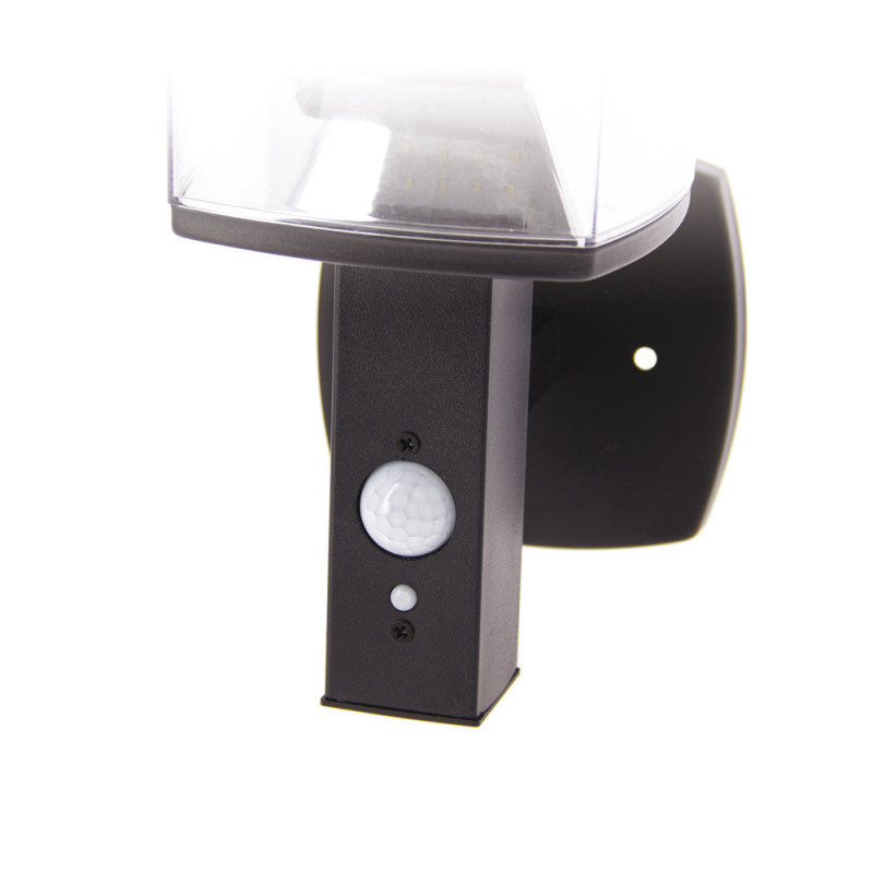 Applique LED solaire avec détecteur de mouvement noire 600 lm XANLITE