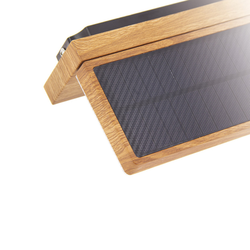 Applique LED solaire avec détecteur de mouvement bois 400 lm XANLITE