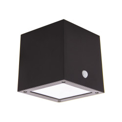 Applique LED solaire avec détecteur de mouvement noire 200 lm XANLITE