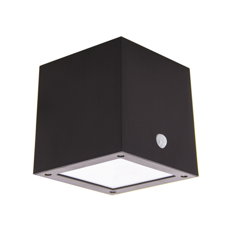 Applique LED solaire avec détecteur de mouvement noire 200 lm XANLITE