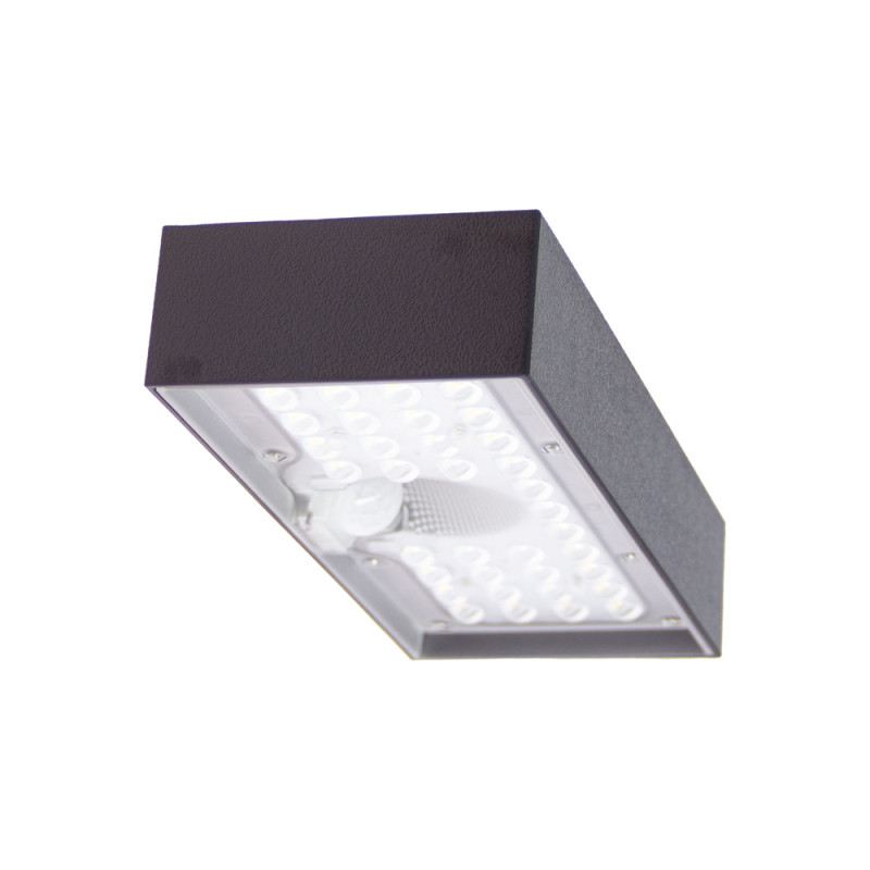 Applique LED solaire avec détecteur de mouvement noire 900 lm XANLITE
