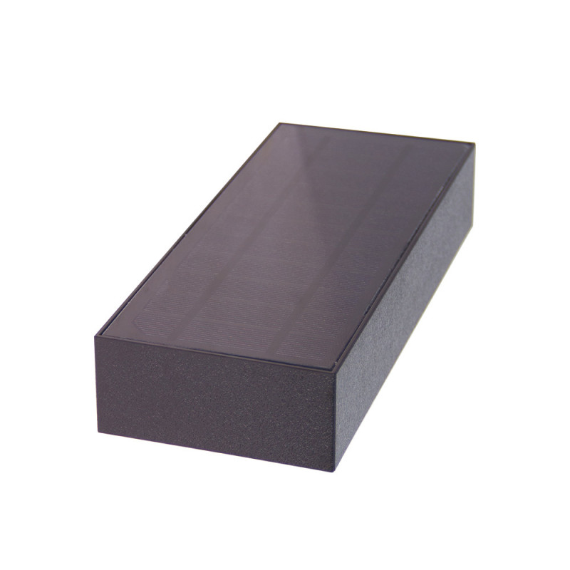 Applique LED solaire avec détecteur de mouvement noire 900 lm XANLITE Applique LED solaire avec détecteur de mouvement noire 900 lm XANLITE
