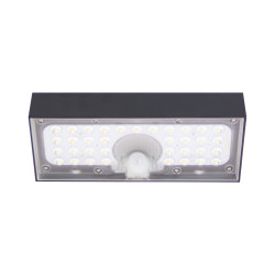 Applique LED solaire avec détecteur de mouvement noire 900 lm XANLITE Applique LED solaire avec détecteur de mouvement noire 900 lm XANLITE
