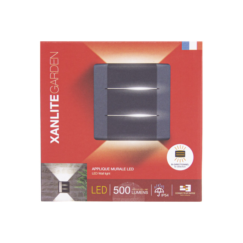 Applique extérieure LED noire 6 W XANLITE Applique extérieure LED noire 6 W XANLITE