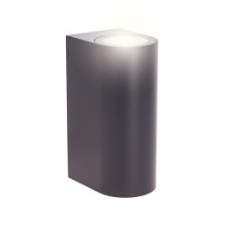 Applique extérieure noire GU10 2 x 7 W XANLITE