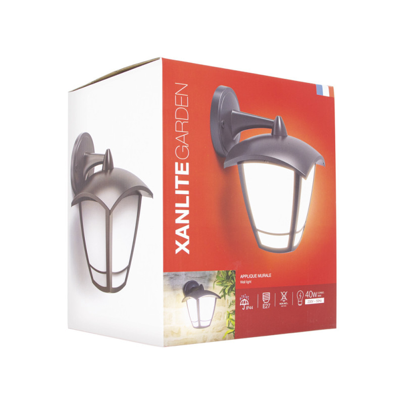 Applique extérieure Rétro noire E27 40 W XANLITE Applique extérieure Rétro noire E27 40 W XANLITE