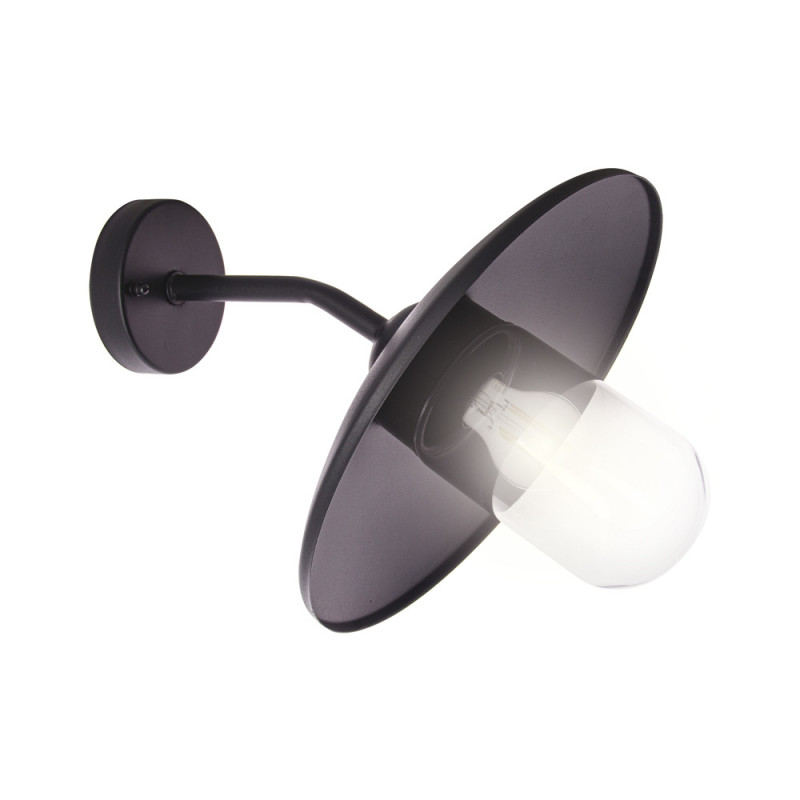Applique extérieure Industriel noire E27 60 W XANLITE