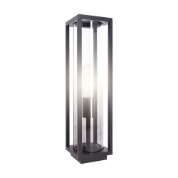 Borne extérieure Contemporain noire E27 40 W XANLITE