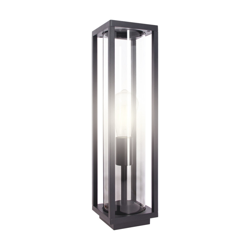 Borne extérieure Contemporain noire E27 40 W XANLITE
