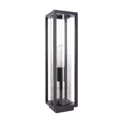Borne extérieure Contemporain noire E27 40 W XANLITE Borne extérieure Contemporain noire E27 40 W XANLITE