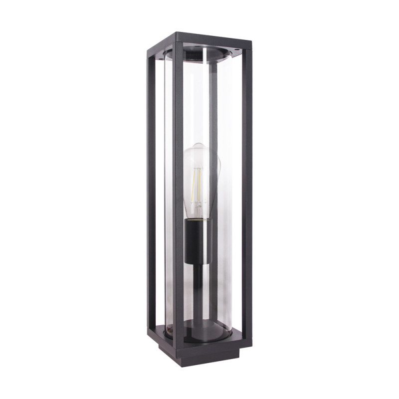 Borne extérieure Contemporain noire E27 40 W XANLITE Borne extérieure Contemporain noire E27 40 W XANLITE