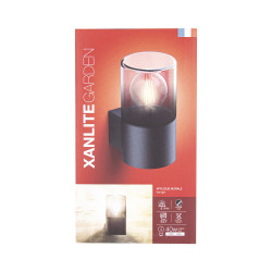 Applique extérieure Sobre noire E27 40 W XANLITE Applique extérieure Sobre noire E27 40 W XANLITE