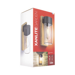 Applique extérieure effet bois E27 40 W XANLITE Applique extérieure effet bois E27 40 W XANLITE
