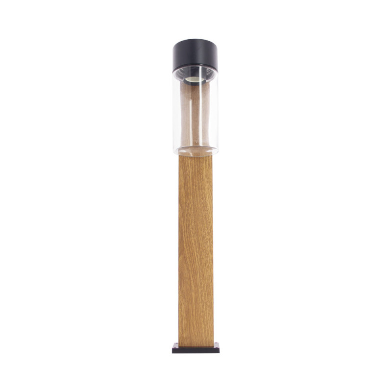 Borne extérieure effet bois E27 40 W XANLITE Borne extérieure effet bois E27 40 W XANLITE