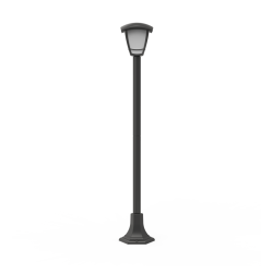 Borne Extérieure Rétro Noire 112cm XANLITE E27 IP44 | XANLITE