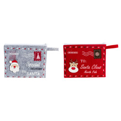 Suspension décorative pochette cadeau 16 x 12 cm