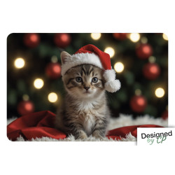 Set de table chaton de Noël 45 x 30 cm