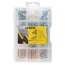 Set d'accessoires meubles 125 pièces MACK – Assemblage facile Set d'accessoires meubles 125 pièces MACK – Assemblage facile
