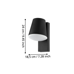 Applique extérieure Caldiero anthracite – Éclairage LED | EGLO
 Applique extérieure Caldiero anthracite – Éclairage LED | EGLO