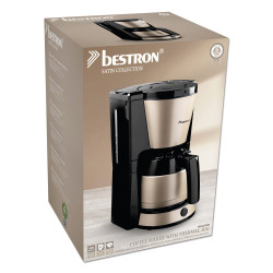 Cafetière à filtre ACM1000SAT BESTRON - Petit électro | BESTRON Cafetière à filtre ACM1000SAT BESTRON - Petit électro | BESTRON
