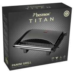 Appareil à panini ASW113TG BESTRON - Petit électro | BESTRON Appareil à panini ASW113TG BESTRON - Petit électro | BESTRON