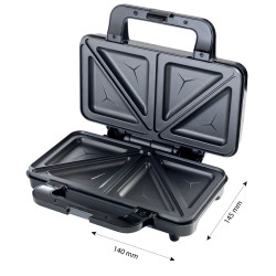 Appareil à croque-monsieur ASM90XLZ | BESTRON Appareil à croque-monsieur ASM90XLZ | BESTRON