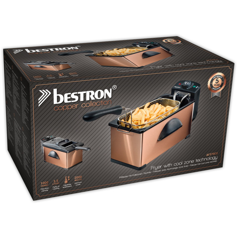 Friteuse à huile AF370CO BESTRON - Petit électro | BESTRON Friteuse à huile AF370CO BESTRON - Petit électro | BESTRON
