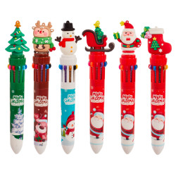 Stylo de Noël avec figurine