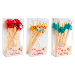 Set de piques décoratifs de Noël 20 pièces
