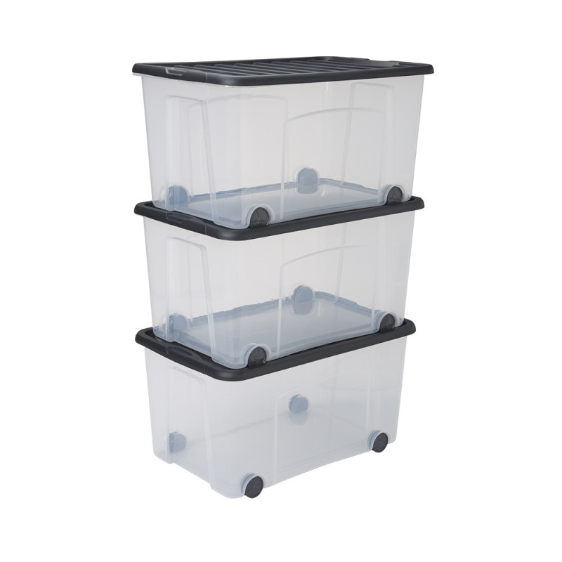 Box de rangement Ventilo 50 L 3 pièces SUNDIS