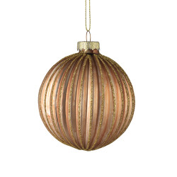 Boule de Noël en verre Fanore champagne Ø 8 cm EGLO