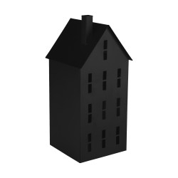 Lanterne maison Gutapol noire 17 x 15