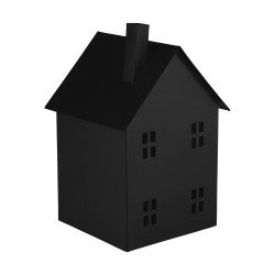 Lanterne maison Gutapol noire 17 x 16