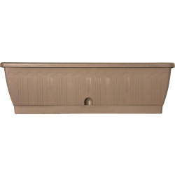 Balconnière Terraflor taupe 100 cm – idéale pour balcon | WIBO