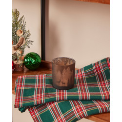 Photophore Lukut en verre marron Ø 9 x 10 cm EGLO