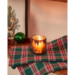 Photophore Lukut en verre marron Ø 9 x 10 cm EGLO