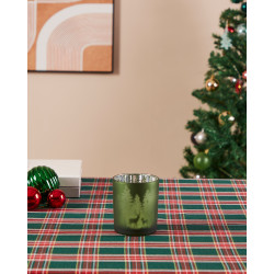 Photophore Lukut en verre vert Ø 9 x 10 cm EGLO