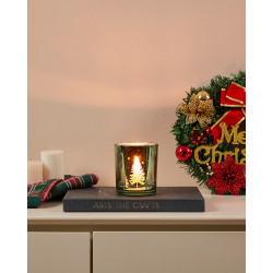 Photophore Lukut en verre menthe Ø 8