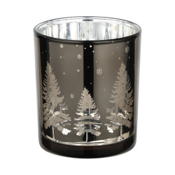 Photophore Lukut en verre marron Ø 7 x 8 cm EGLO