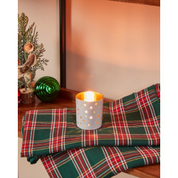 Photophore Lukut en verre blanc Ø 7 x 8 cm EGLO