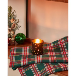 Photophore Lukut en verre noir Ø 7 x 8 cm EGLO