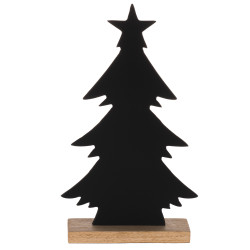 Sapin de Noël Baliguian noir 18 x 6 x 31