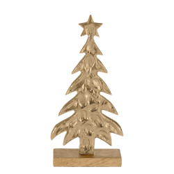 Sapin de Noël Baliguian doré 13 x 6 x 27 cm EGLO