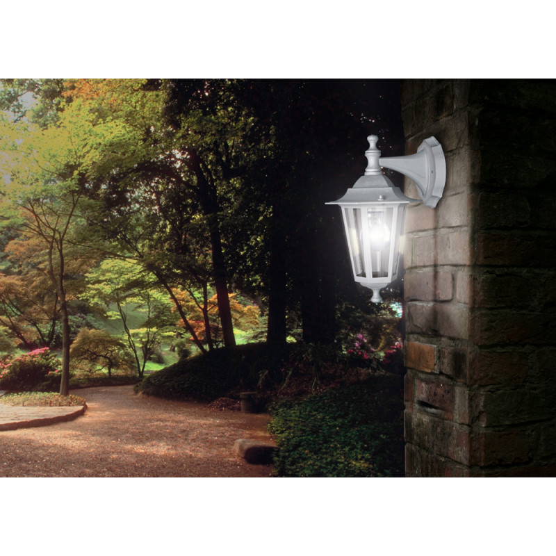 Applique extérieure Laterna 5 suspendue blanche E27 60 W