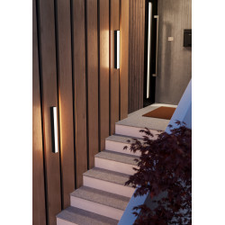 Applique extérieure LED Salitta noire 14 W