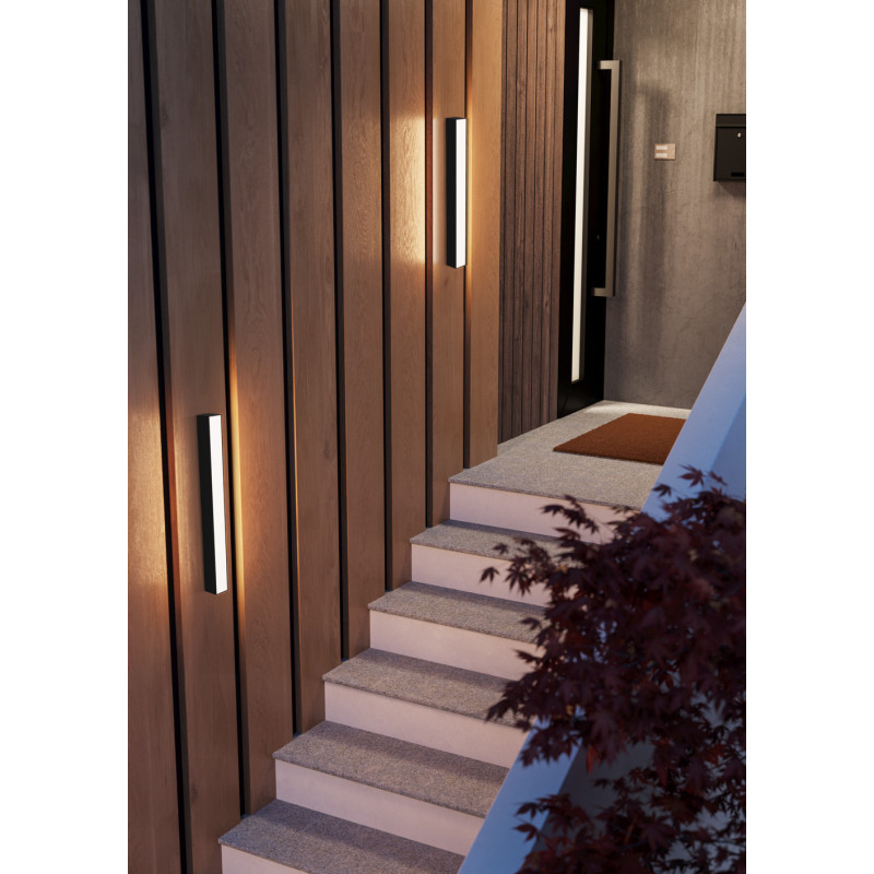 Applique extérieure LED Salitta noire 14 W