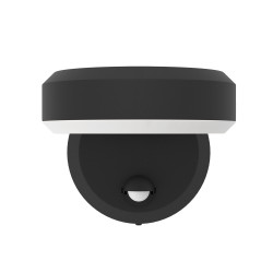 Applique extérieure LED Fornaci noire avec détecteur de mouvement 3