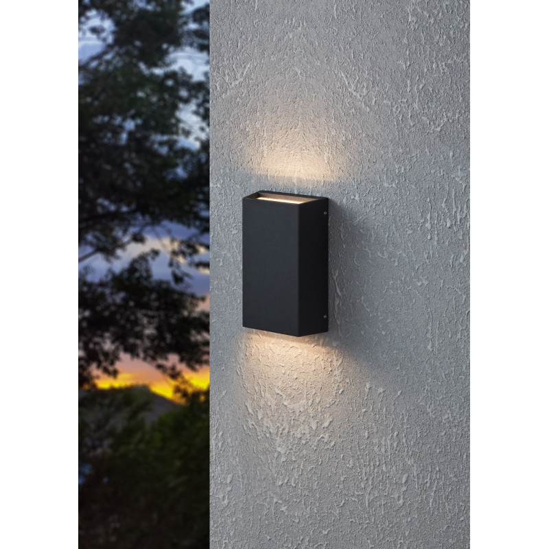 Applique extérieure LED Spongano verticale anthracite 10 W